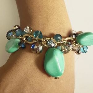 🌹Just In🌹Green Glass Beads Bracelet